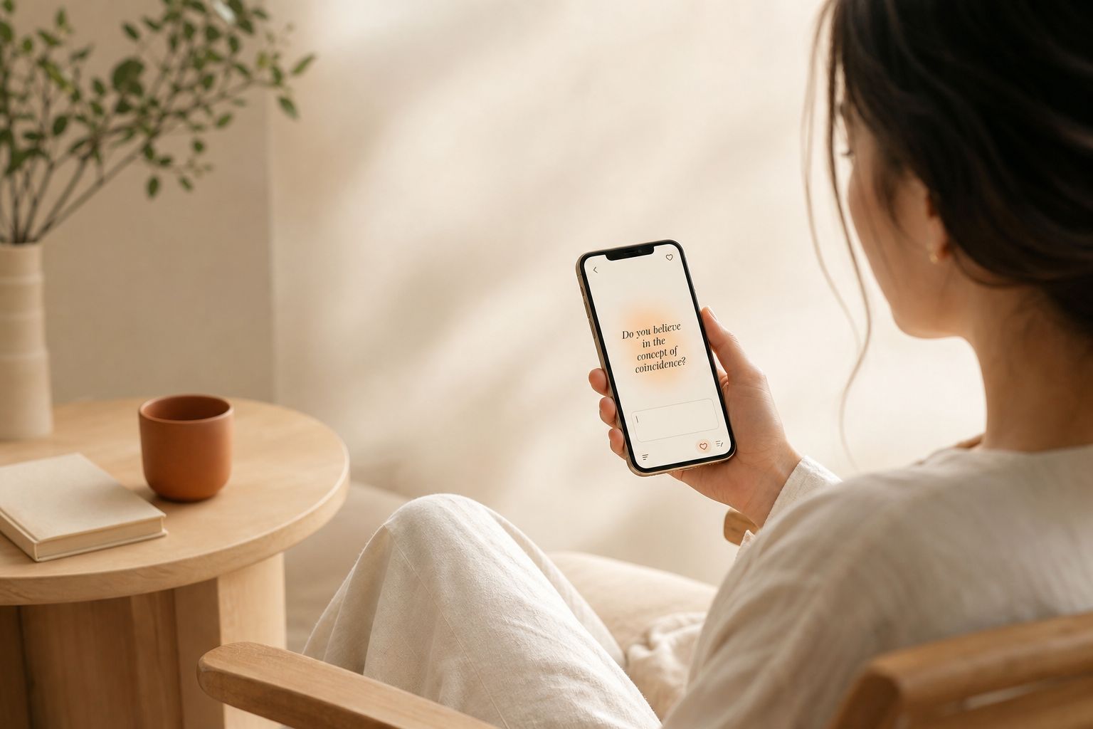 Catharsis Cards app in use