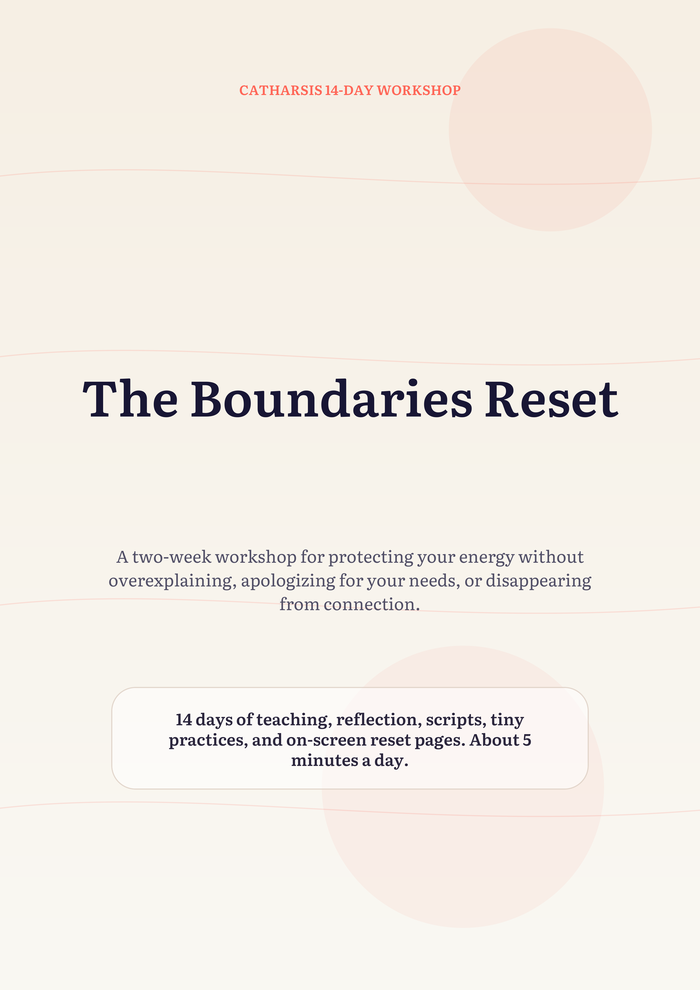 The Boundaries Reset guide cover