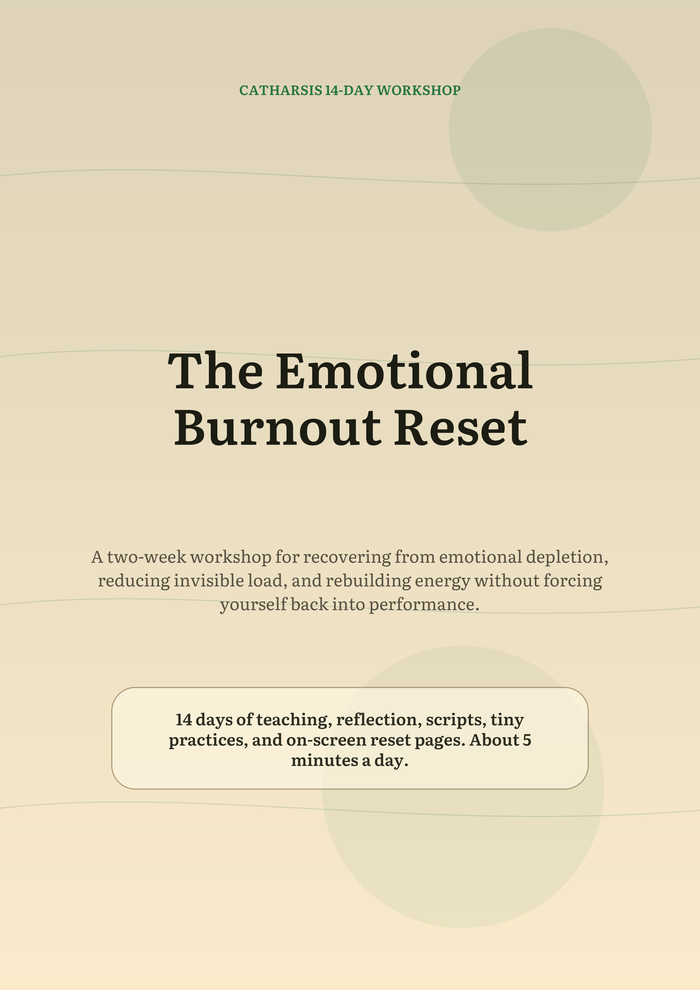 The Emotional Burnout Reset guide cover
